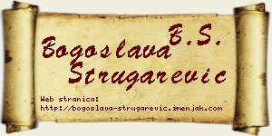 Bogoslava Strugarević vizit kartica